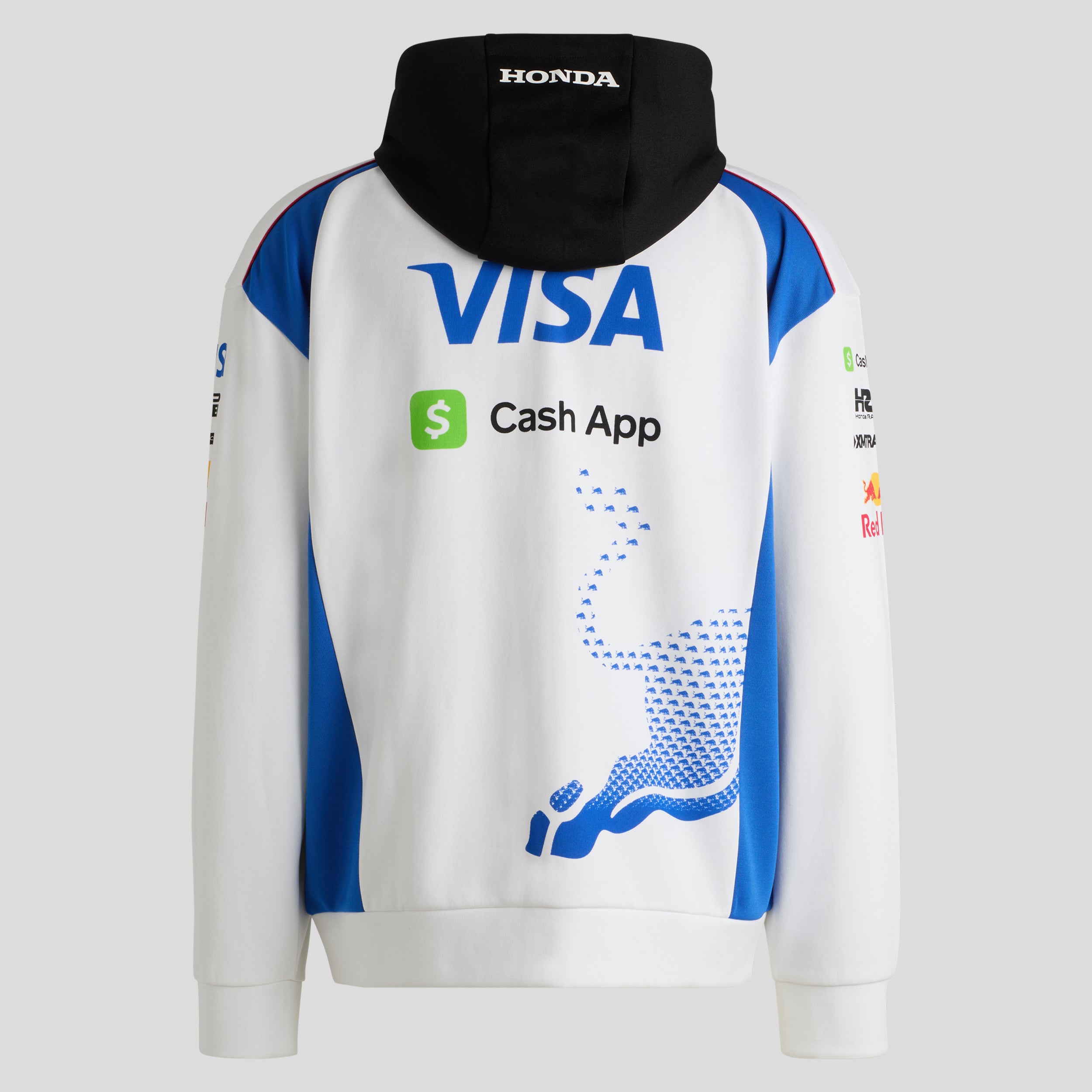 Visa Cash App RB F1 Team 2025 Sweat Full Zip Mens - White