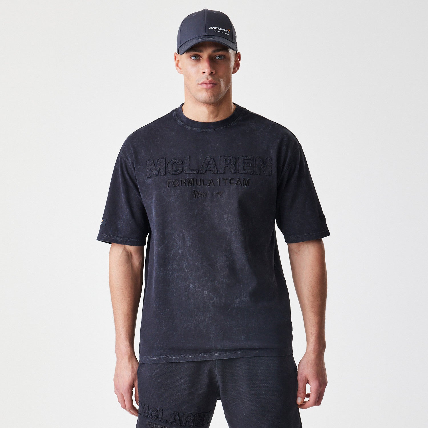 McLaren Racing F1 Washed Oversized Tee Adults - Black