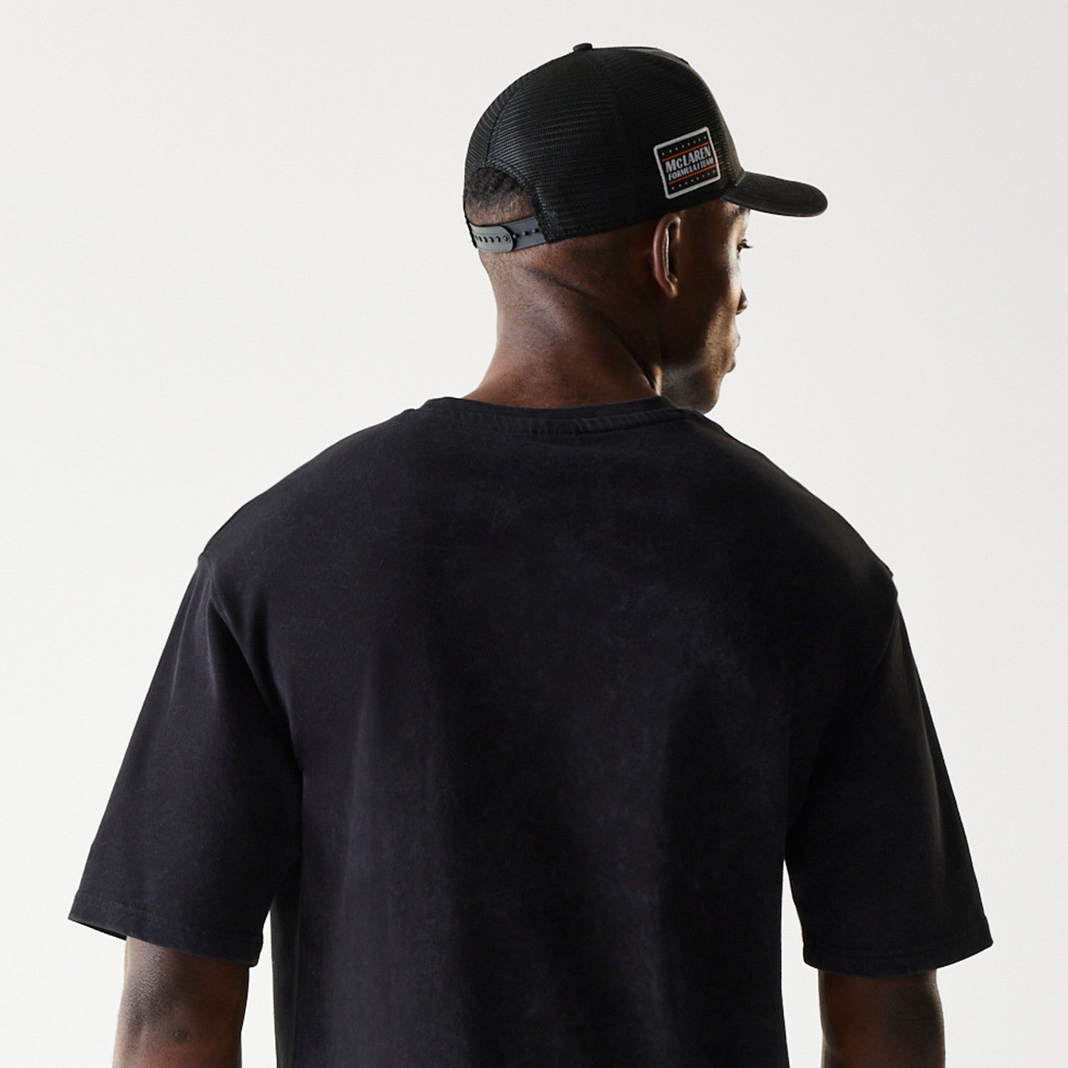 McLaren Racing F1 Word Mark Oversized Tee Adults - Black