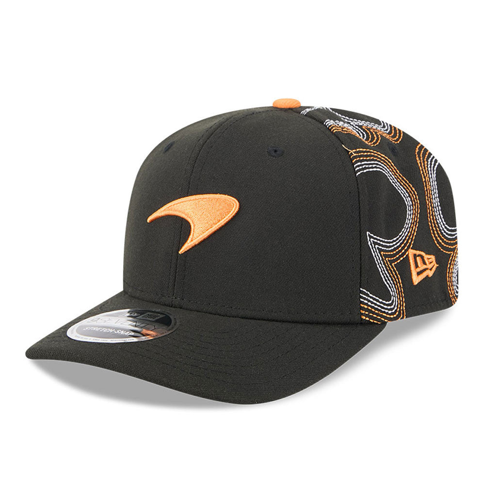 McLaren Racing F1 Austin 9Seventy Cap Stretch Snap Adults - Black