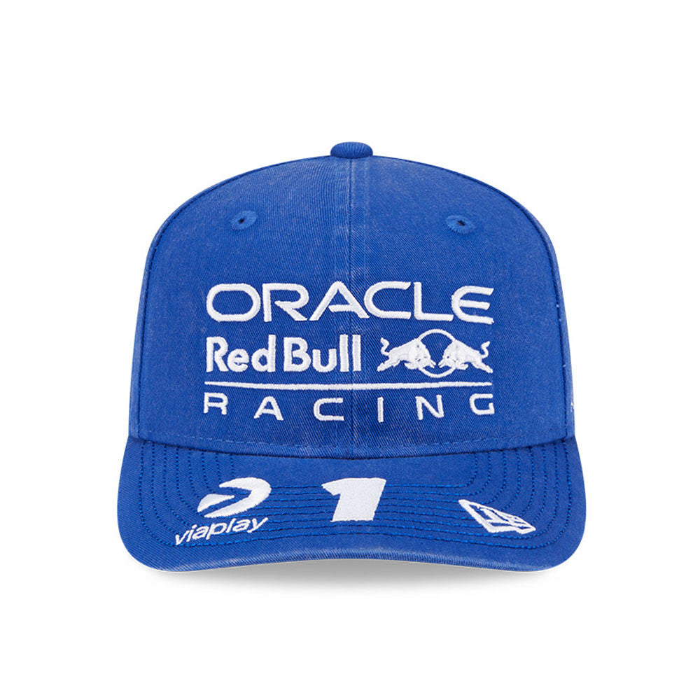 Red Bull Racing F1 Team 2025 Brazil Max Verstappen 9Seventy Cap Stretch Snap Adults - Blue