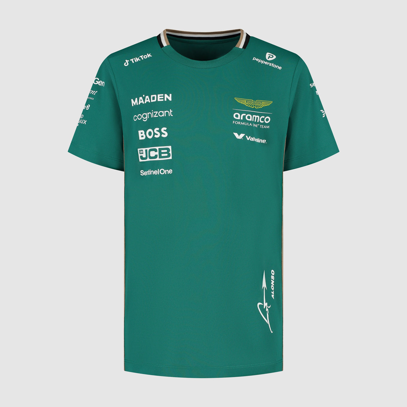 Aston Martin F1 Team 2025 Alonso Tee Kids - Green
