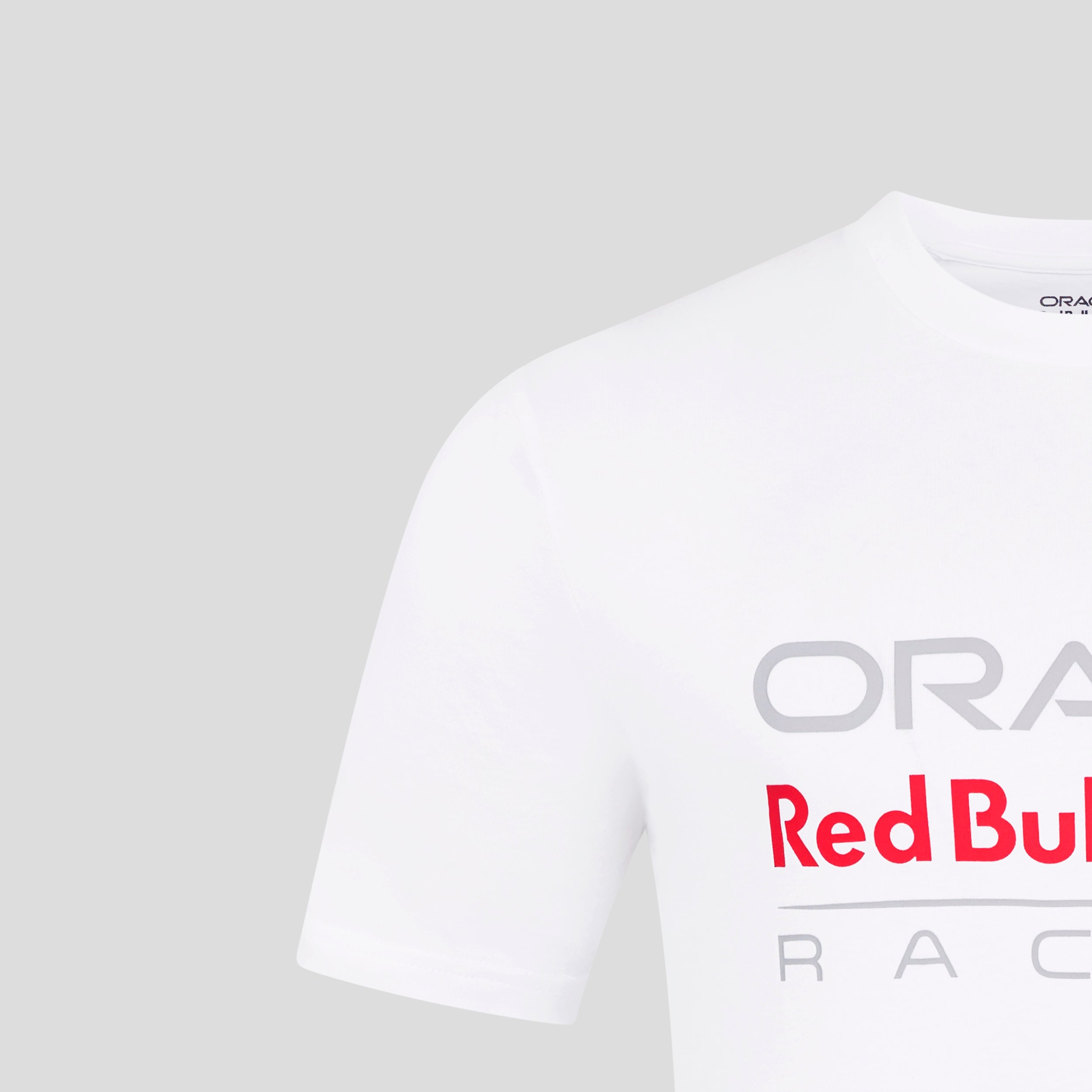 Red Bull Racing F1 Large Front Logo Tee Unisex - Brilliant White