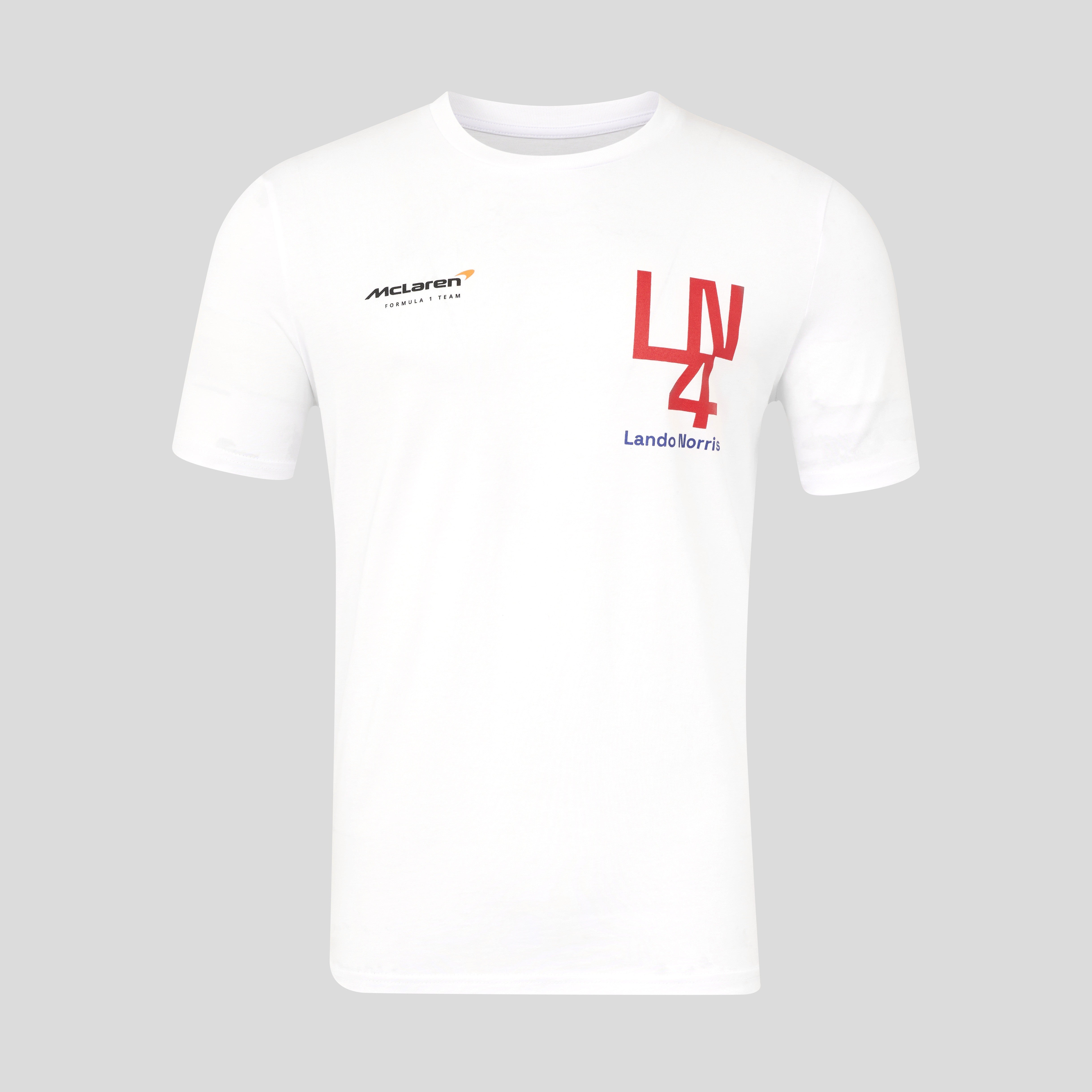 McLaren Racing F1 Lando Norris Graphic Tee Unisex - Brilliant White