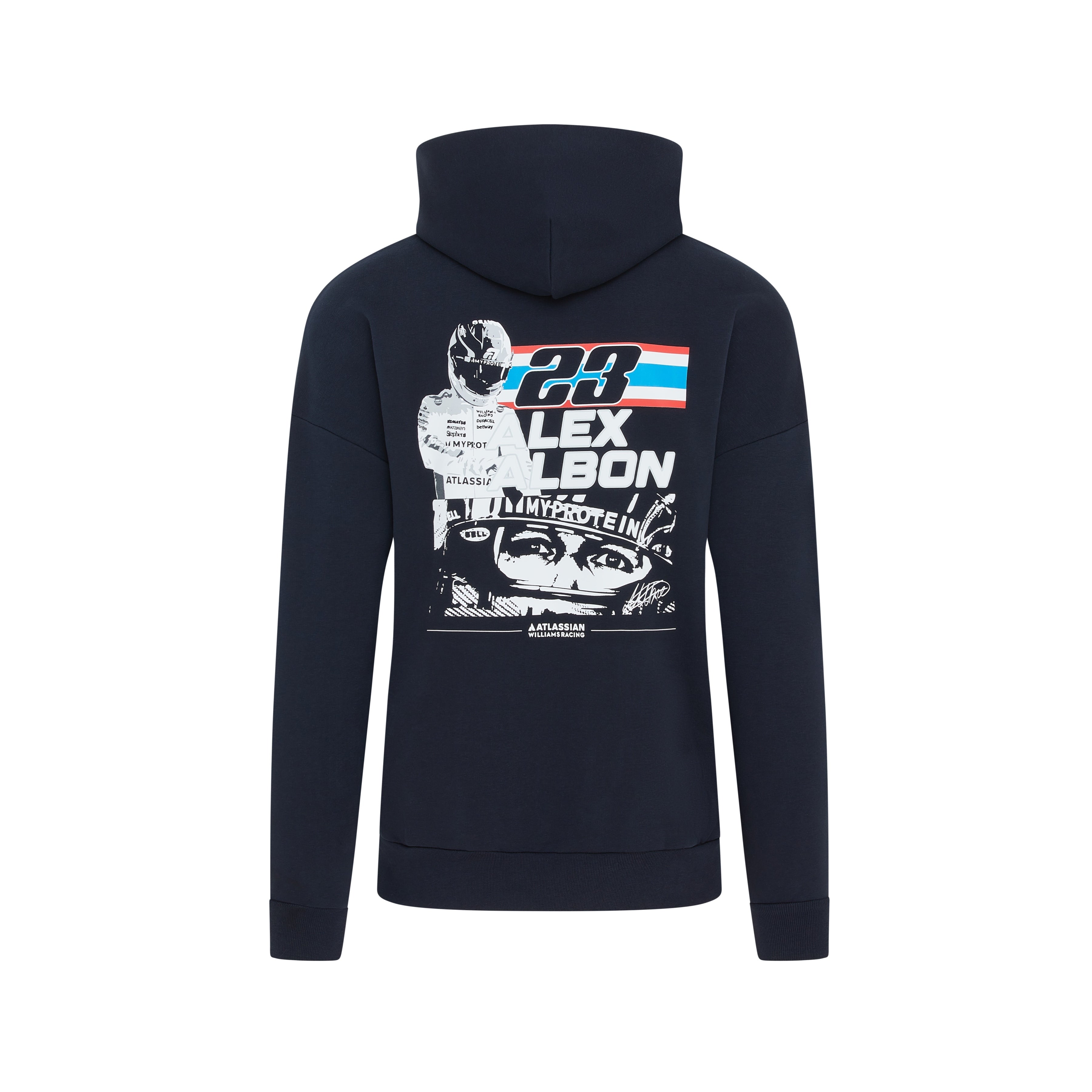 Williams Racing X Reflo Alex Albon Hoodie Unisex - Navy