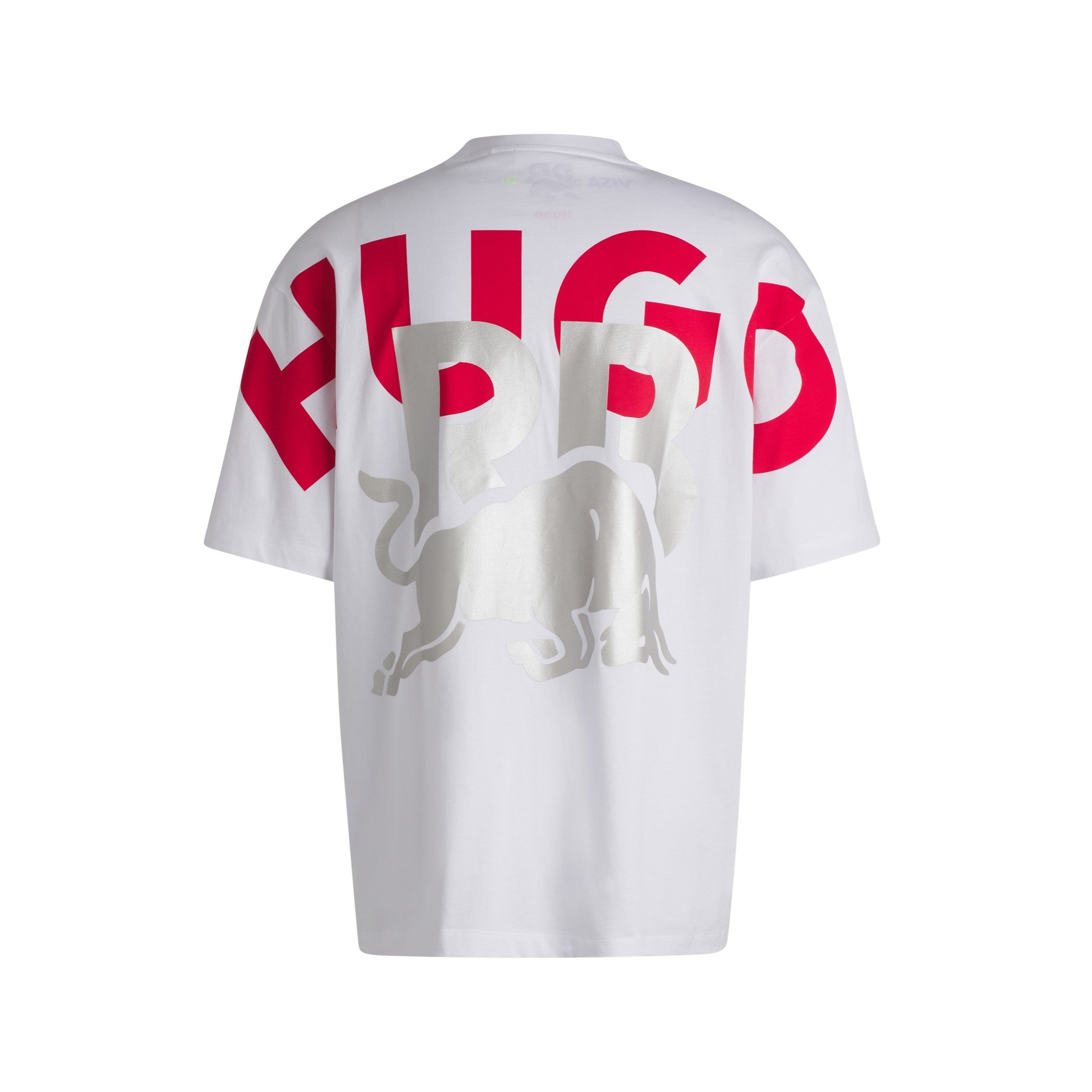 Visa Cash App RB F1 Hugo Big Logo Tee Unisex - White