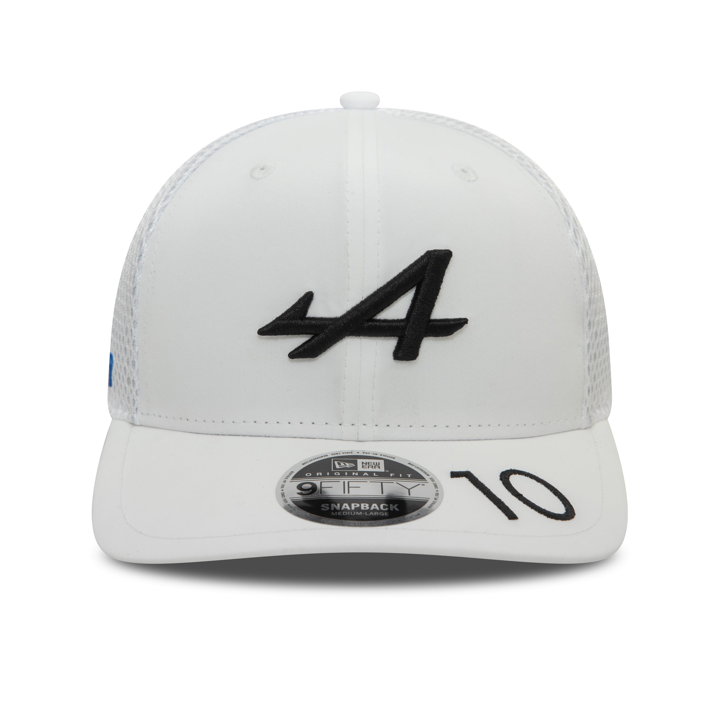 Alpine F1 Pierre Gasly 9Fifty Cap Pre Curve Cap Adults - White