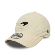 McLaren Racing F1 Cord 9Twenty Cap Adults - Chrome White