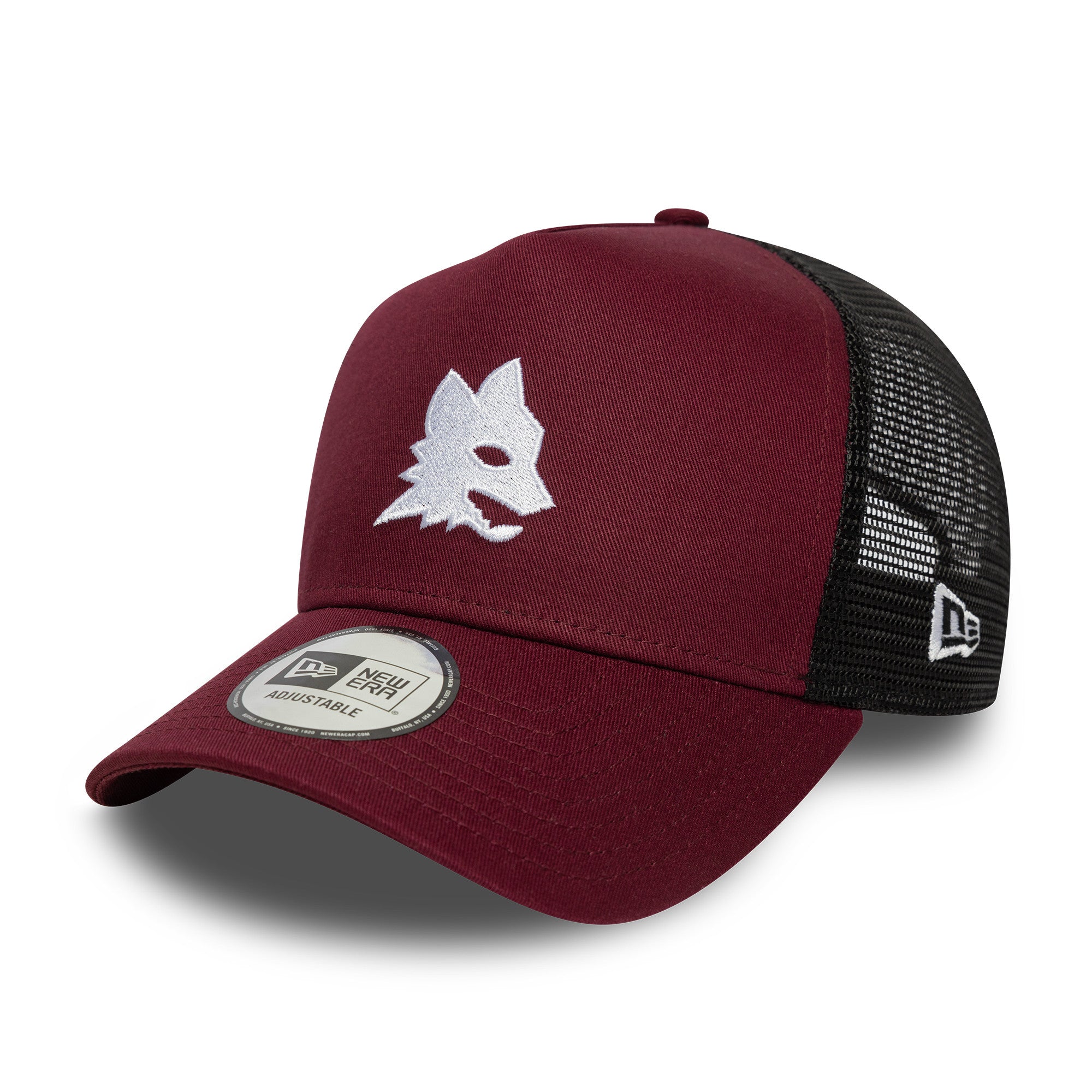 AS Roma Seasonal Trucker Cap Adults - Royal Maroon
