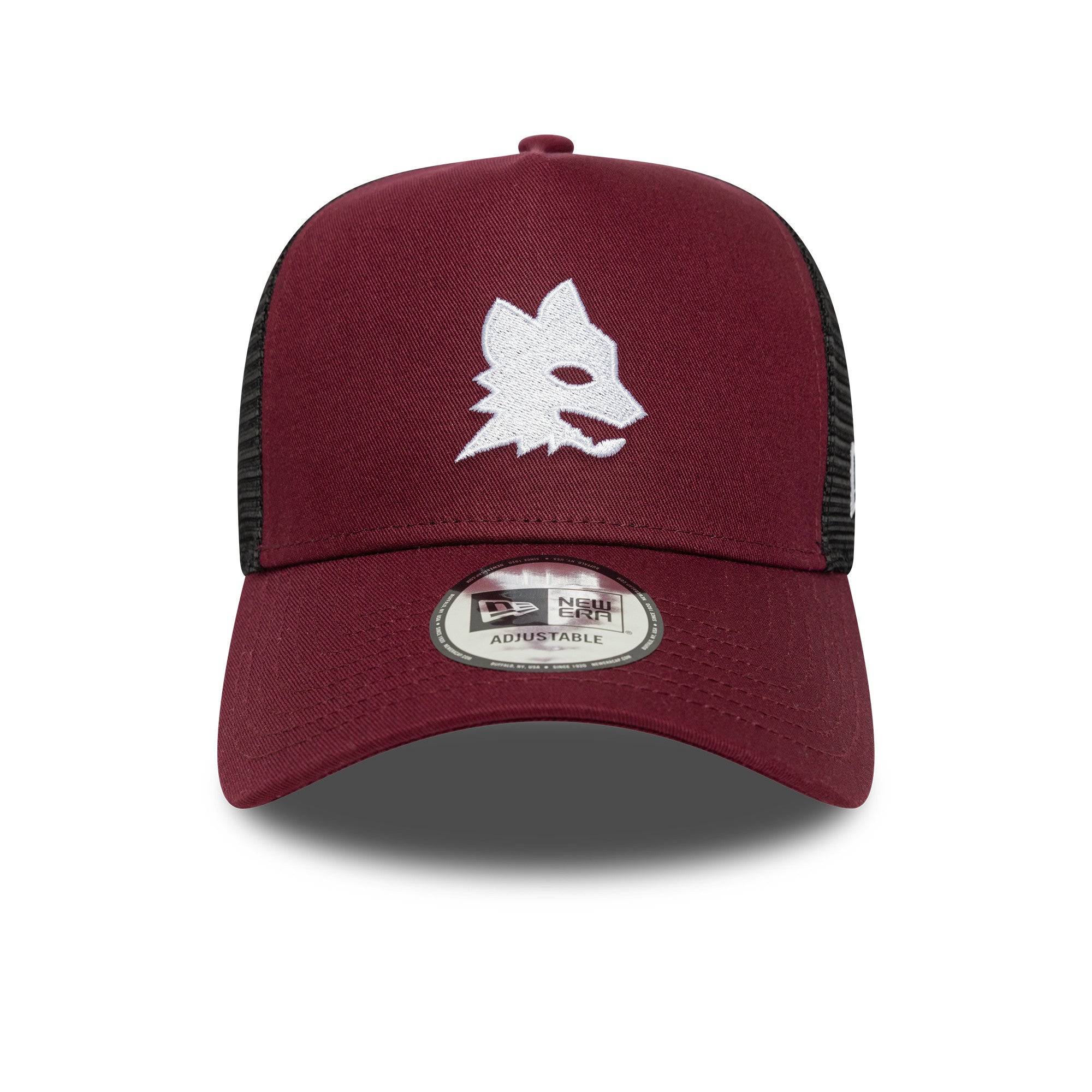 AS Roma Seasonal Trucker Cap Adults - Royal Maroon