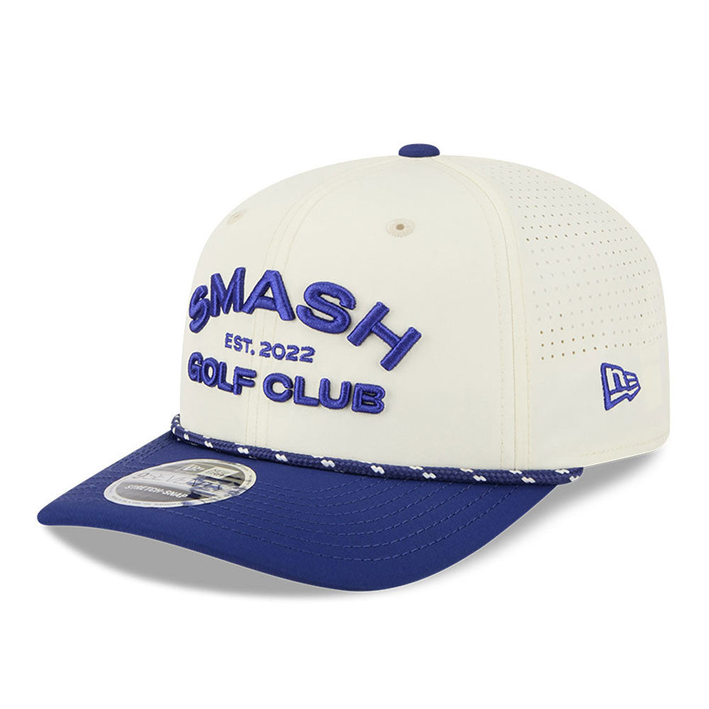 LIV Golf 2025 Smash GC 9Seventy Stretch Snap Word Mark Adults - Chrome White