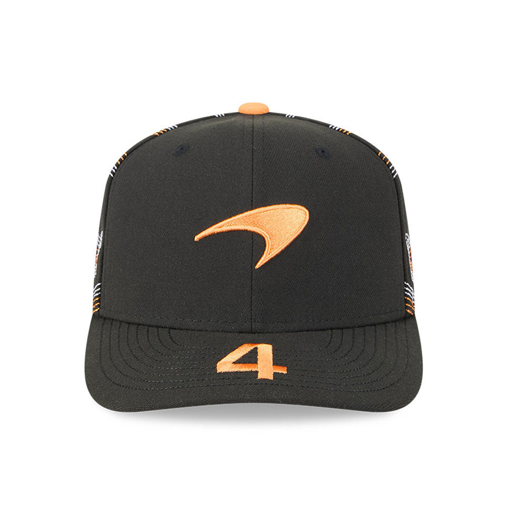 McLaren Racing F1 Team 2025 Austin Lando Norris 9Seventy Cap Stretch Snap Adults - Black