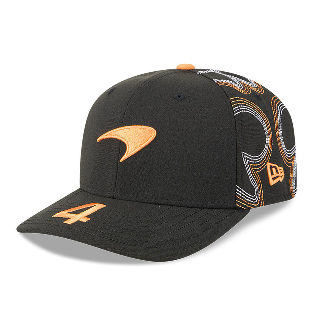 McLaren Racing F1 Team 2025 Austin Lando Norris 9Seventy Cap Stretch Snap Adults - Black
