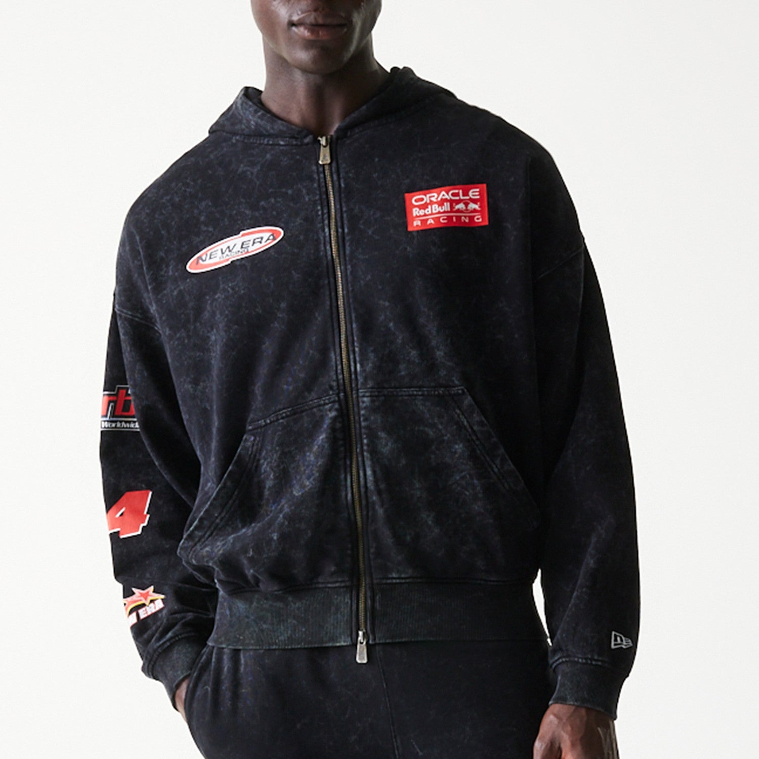 Red Bull Racing F1 Ds Graphic Hoodie Adults - Black