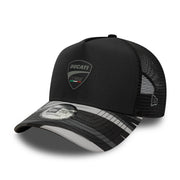Ducati Print Trucker Cap Adults - Black