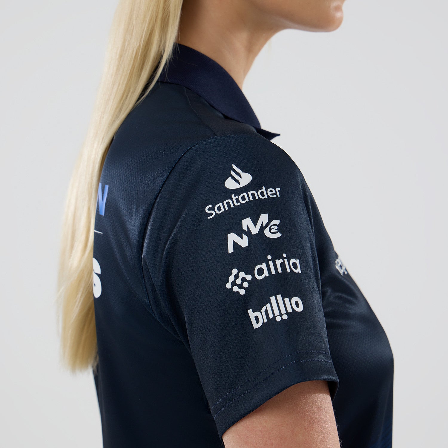 Williams F1 Team 2026 Tech Polo Womens - Navy
