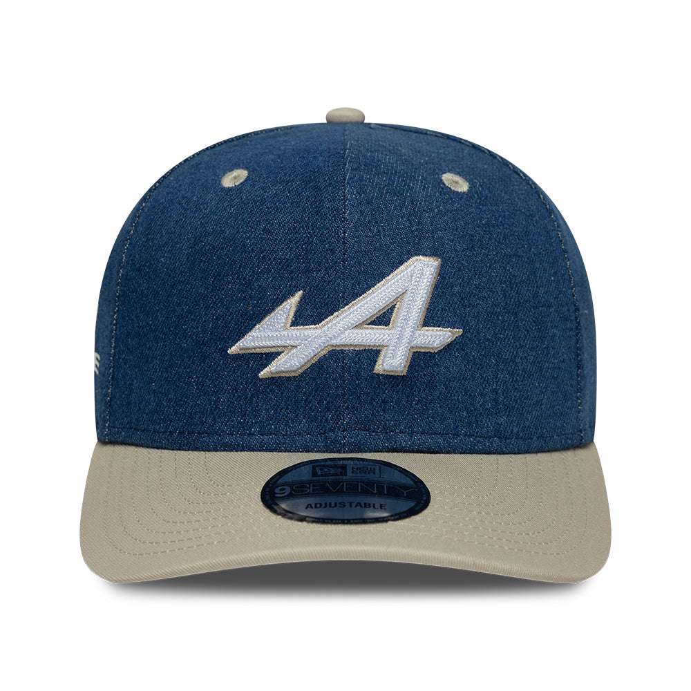 Alpine F1 Team 2026 Special Edition Austin 9Seventy Cap Stretch Snap Adults - Navy