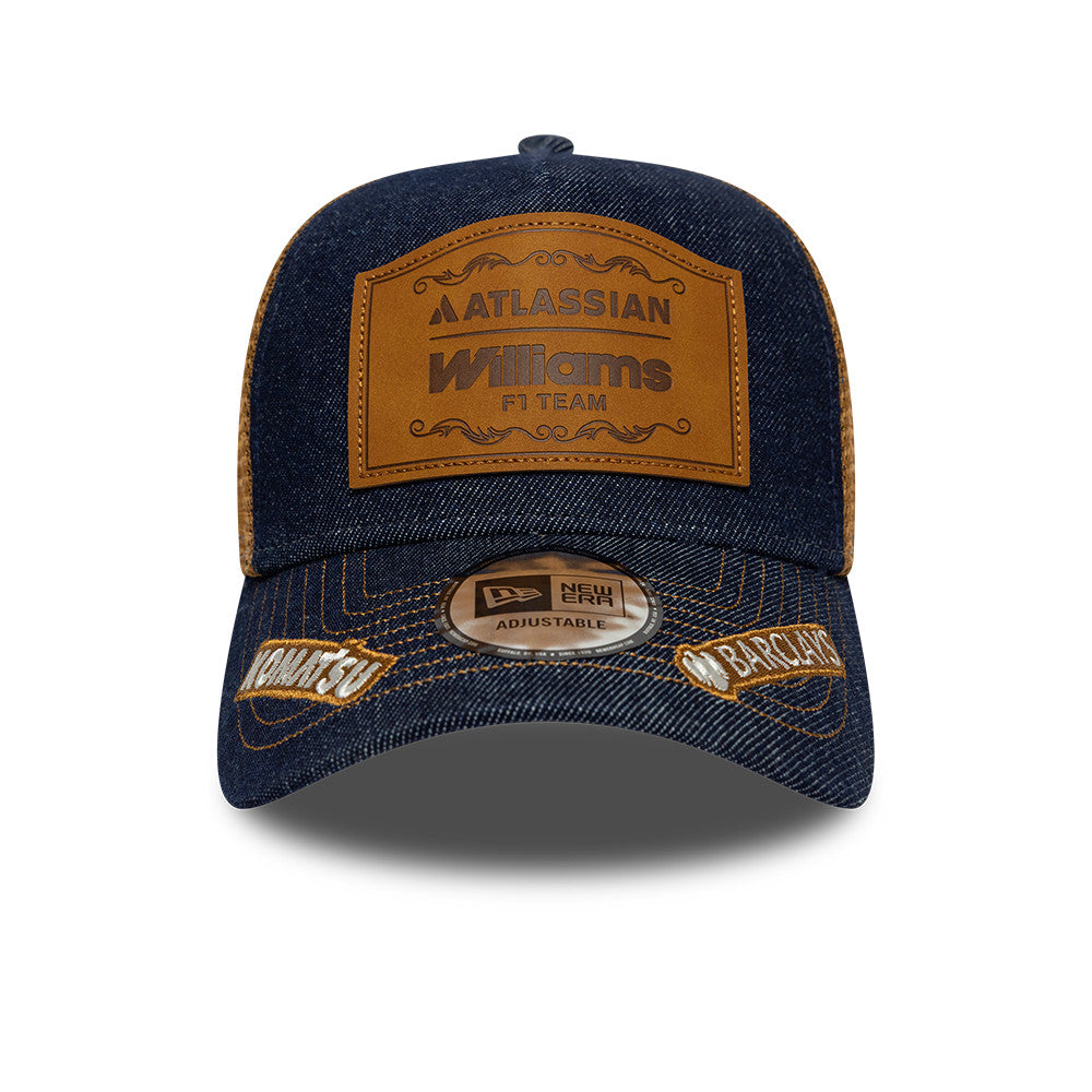 Williams F1 Alex Albon Austin Trucker Cap Adults - Night Shift Navy