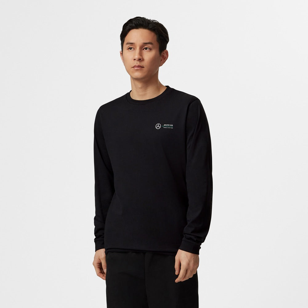 Mercedes AMG Petronas F1 LS Tee Mens - Black