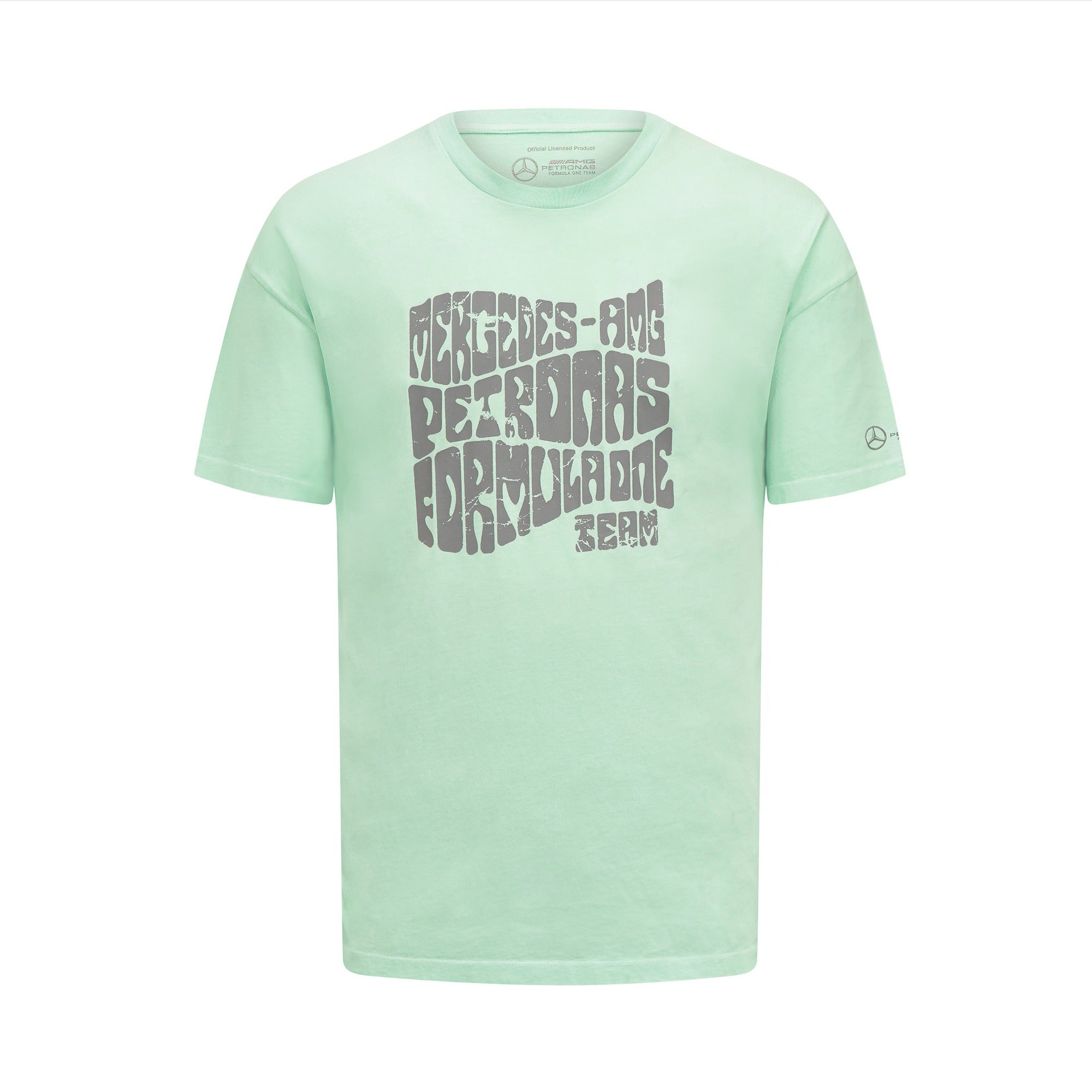Mercedes AMG Petronas F1 Retro Tee Mens - Mint