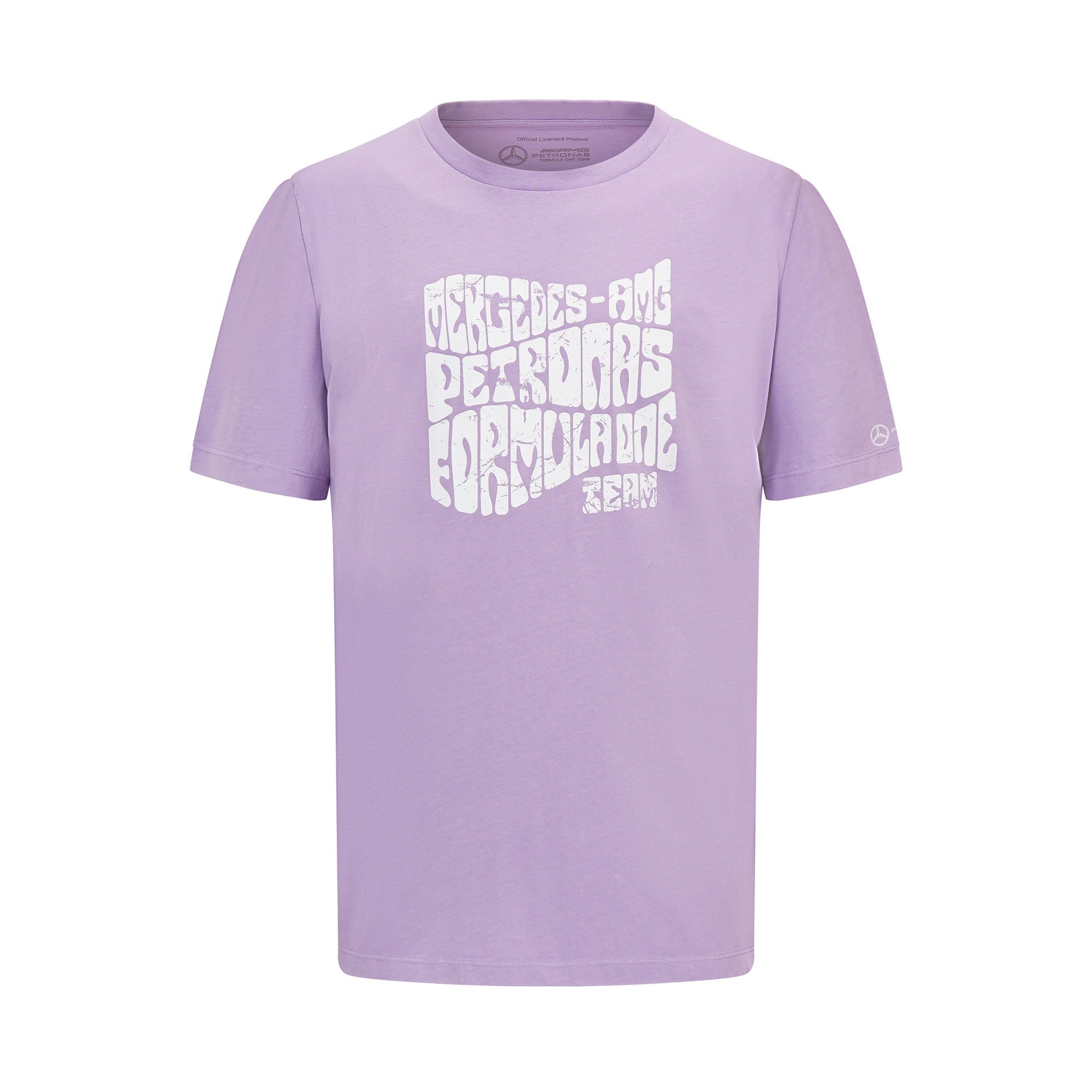 Mercedes AMG Petronas F1 Retro Tee Mens - Lilac