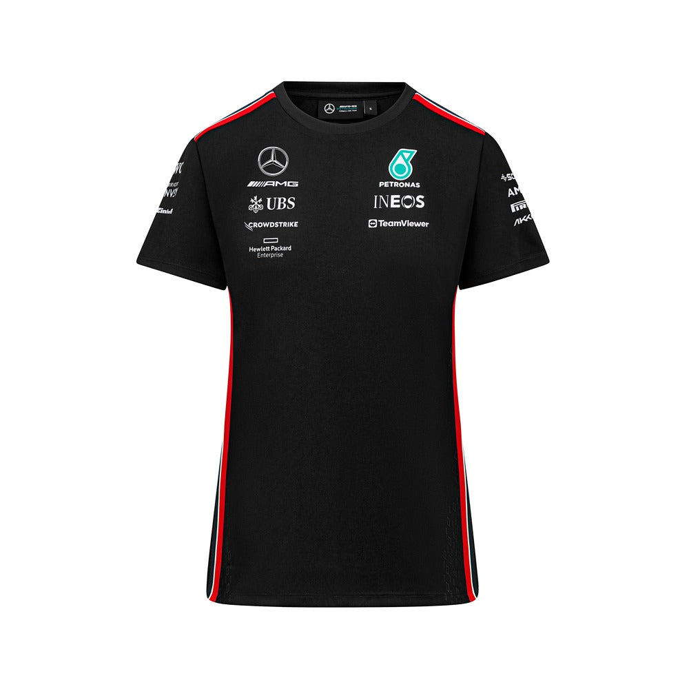 Mercedes AMG Petronas F1 Driver Tee Womens - Black