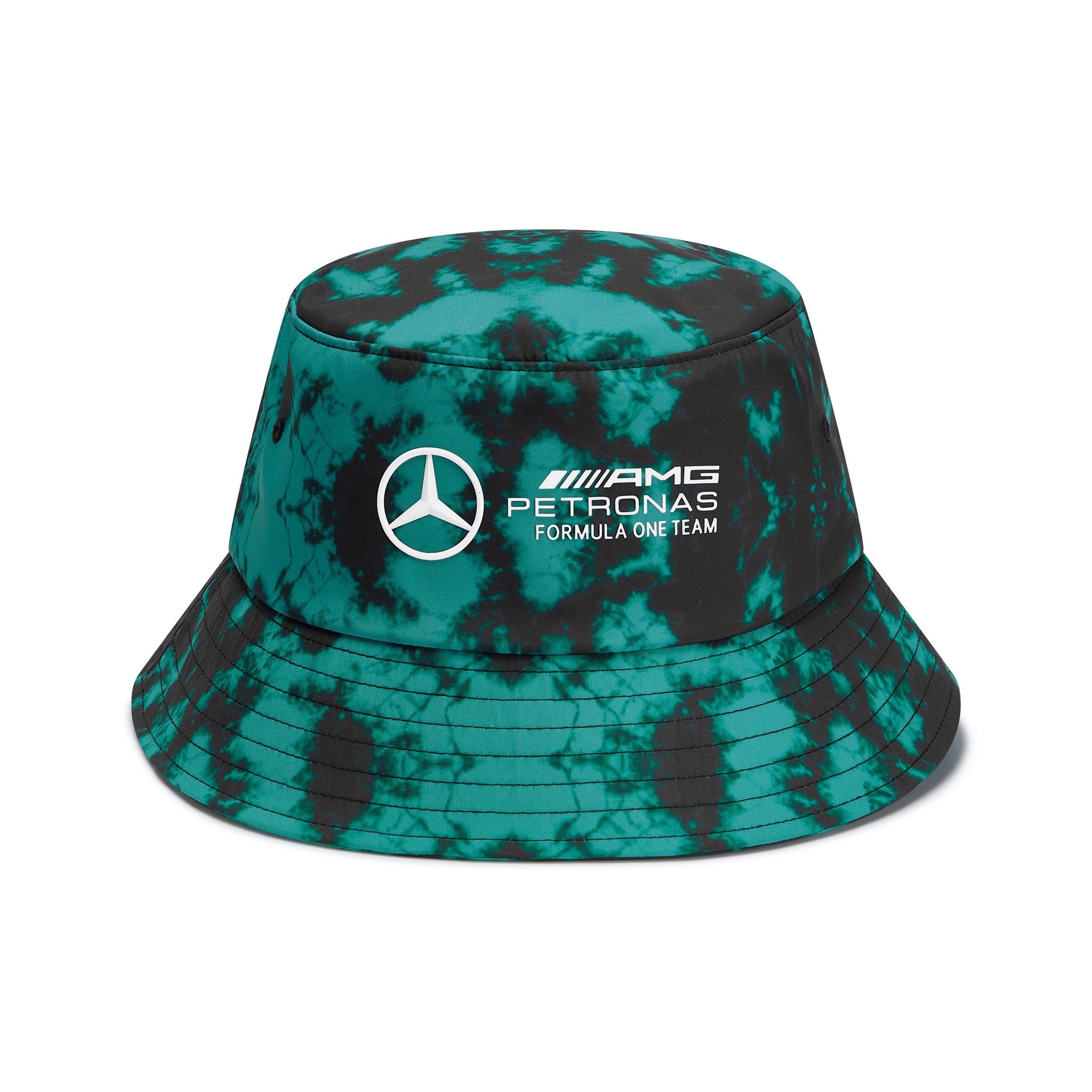 Mercedes AMG Petronas F1 Tie Dye Bucket Hat Unisex - Multicolour
