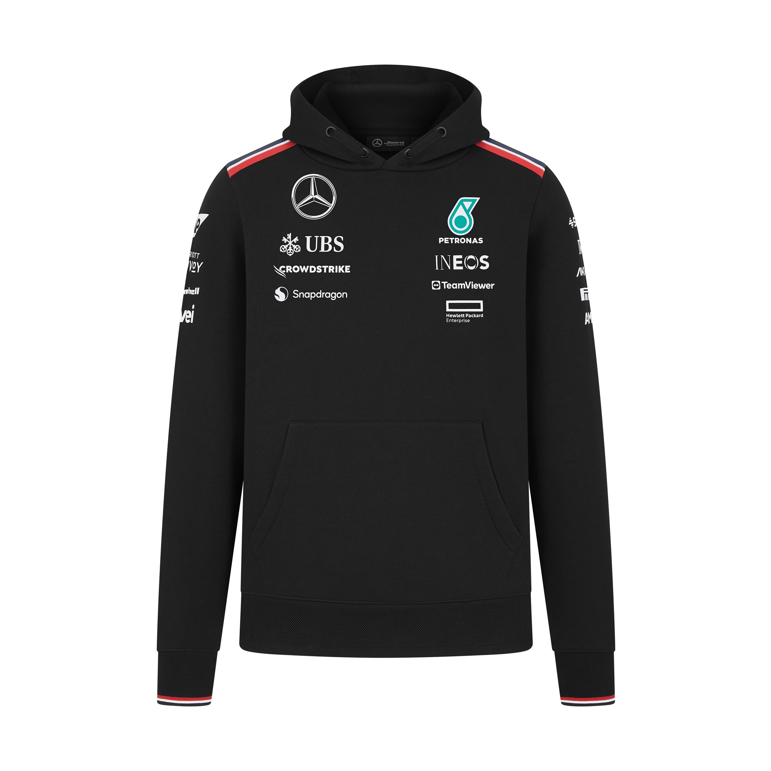 Mercedes AMG Petronas F1 Team 2024 Hoodie Mens - Black