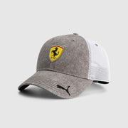 Scuderia Ferrari F1 Trucker Cap Adults - Grey Dawn