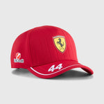 Scuderia Ferrari F1 Team 2025 Hamilton Baseball Cap Adults - Dark Cherry