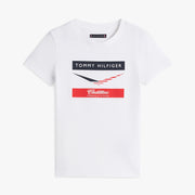 Cadillac F1 X Tommy Hilfiger Chevron T-Shirt Kids - White