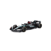 Bburago Mercedes AMG Petronas F1 W15 George Russell 63 Model Car Unisex - Black - 1:43 Scale