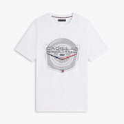 Cadillac F1 X Tommy Hilfiger Car Graphic White Tee Mens - White