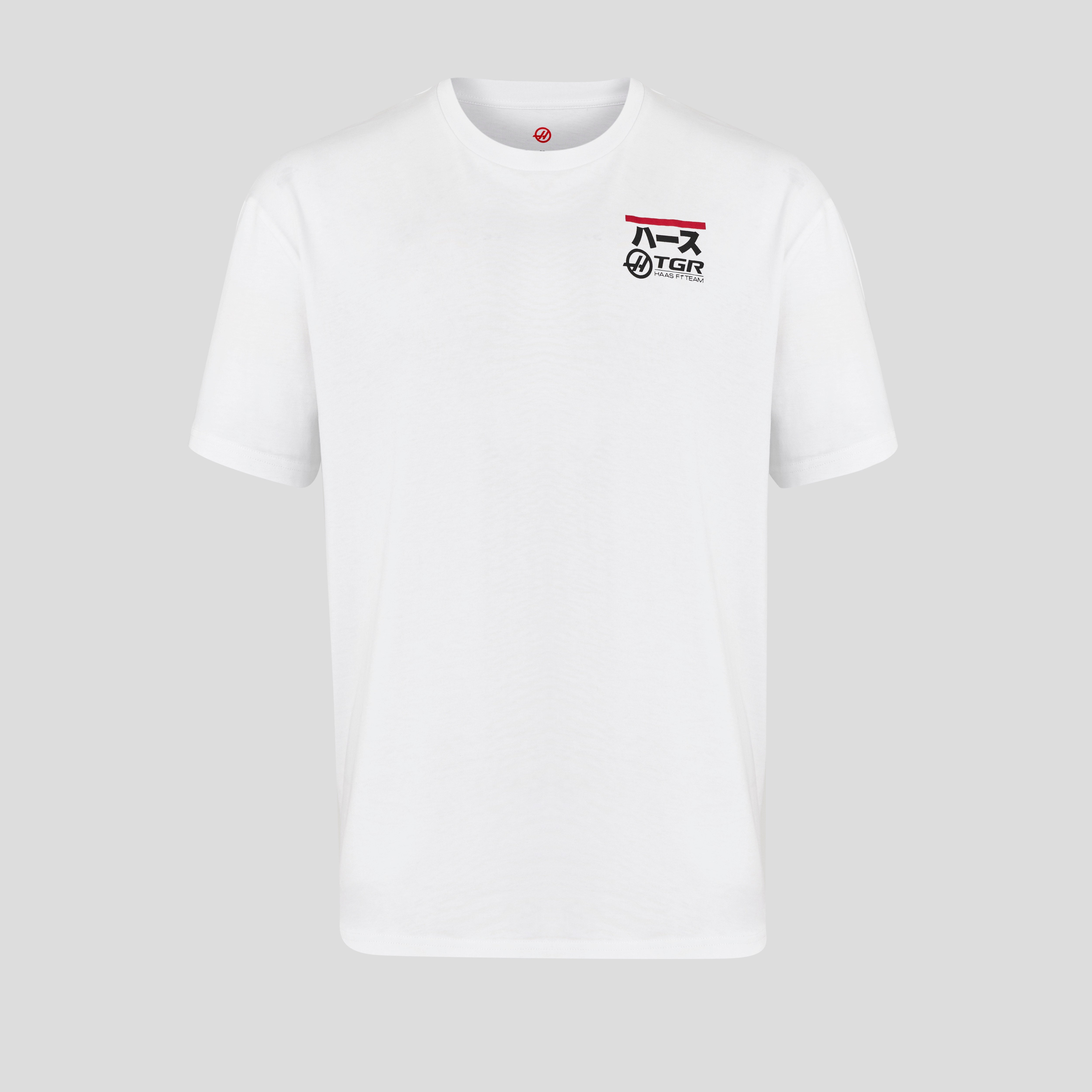 Haas F1 Japan Relaxed Fit Tee Unisex - Castore White