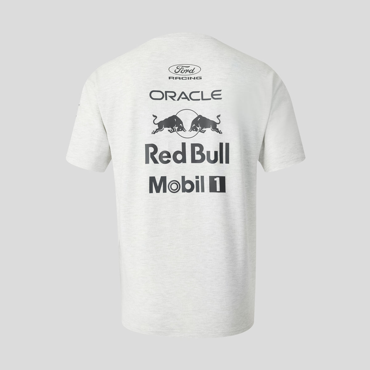 Red Bull Racing F1 Classic Short Sleeve Tee Unisex - Off White Marl