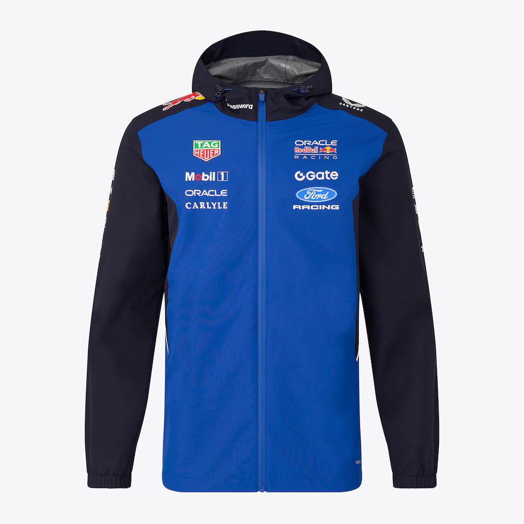 Red Bull Racing F1 Team 2026 Water Resistant Jacket Unisex - Night Sky / Surf The Web