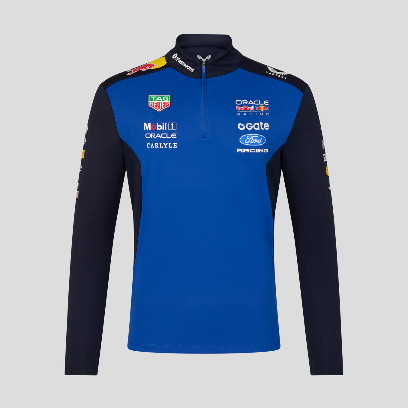 Red Bull Racing F1 Team 2026 Quarter Zip Midlayer Unisex - Night Sky / Surf The Web