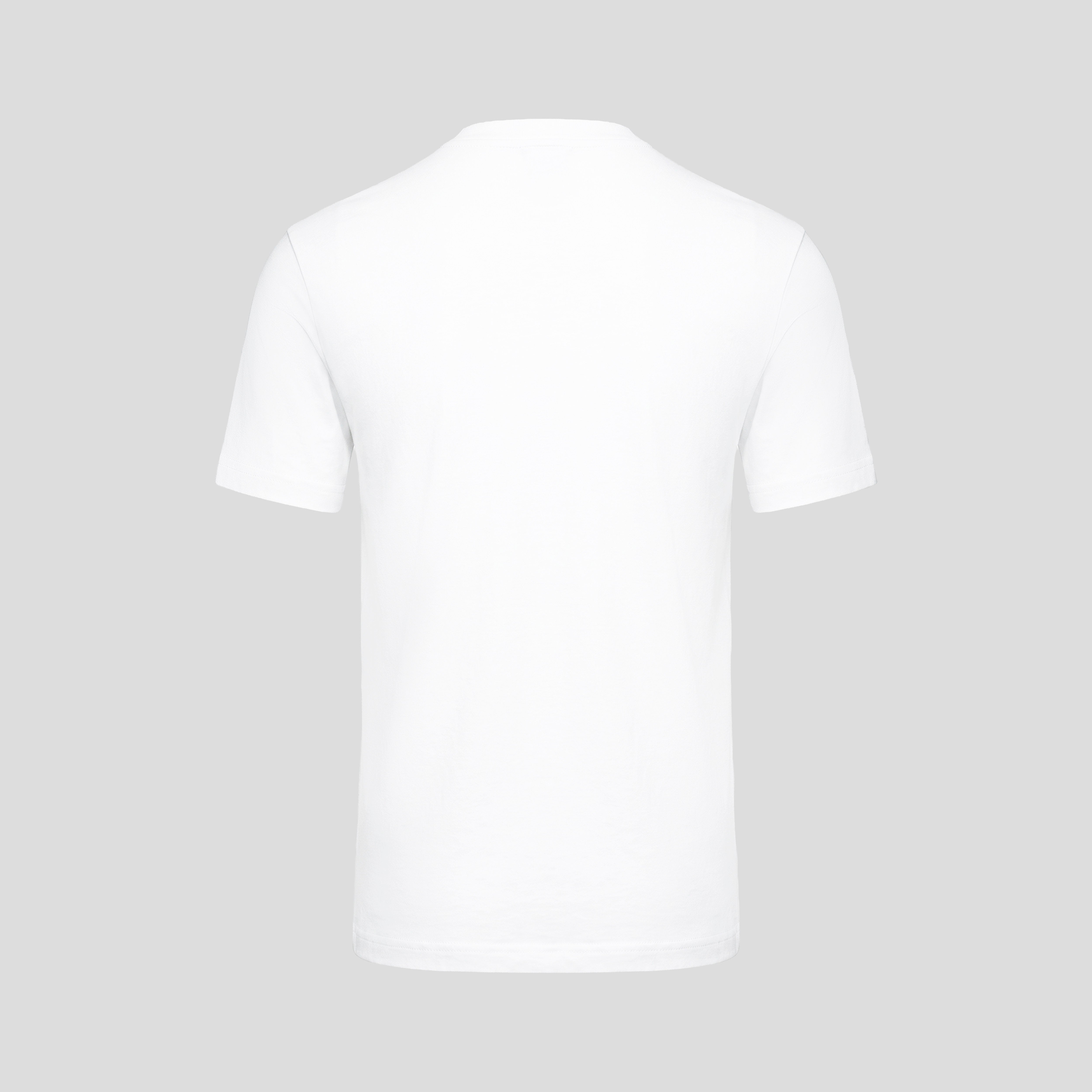 Haas F1 Full Logo Front Graphic T-Shirt Unisex - Bright White